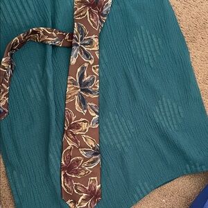 Surrey Floral Brown Tie